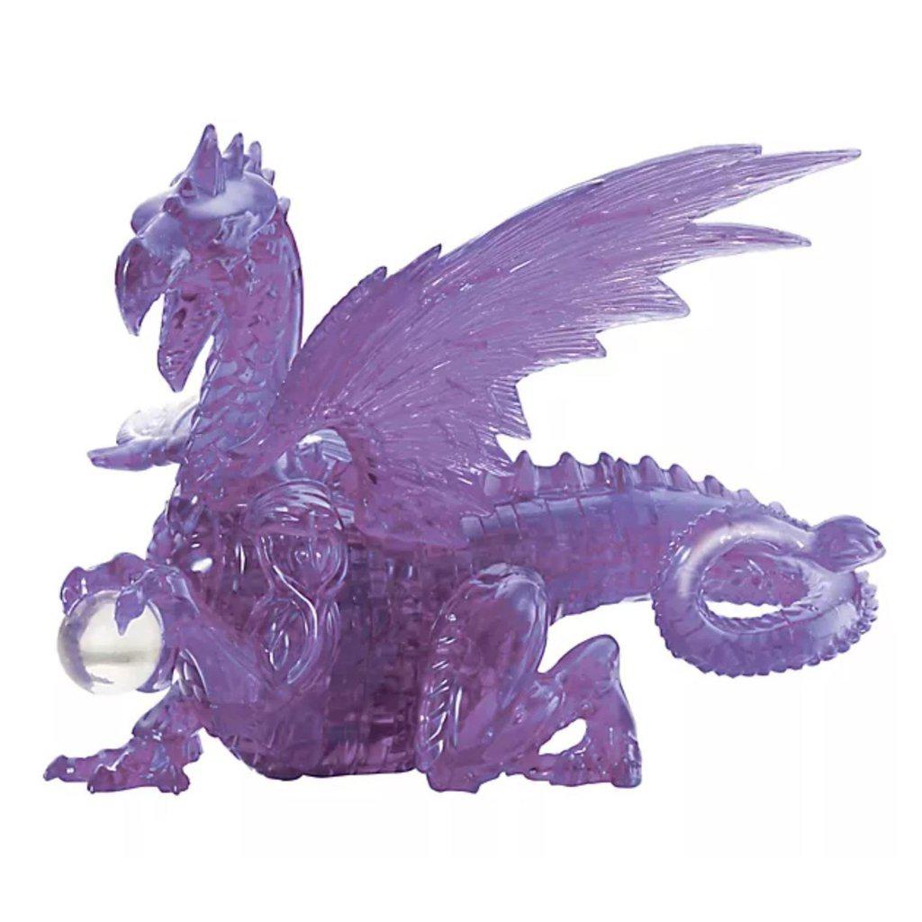 3D Crystal Puzzle - Purple Dragon-University Games-The Red Balloon Toy Store