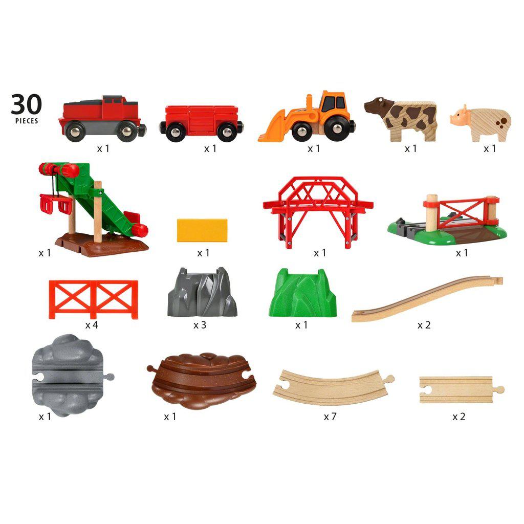 BRIO Animal Farm Set-Brio-The Red Balloon Toy Store