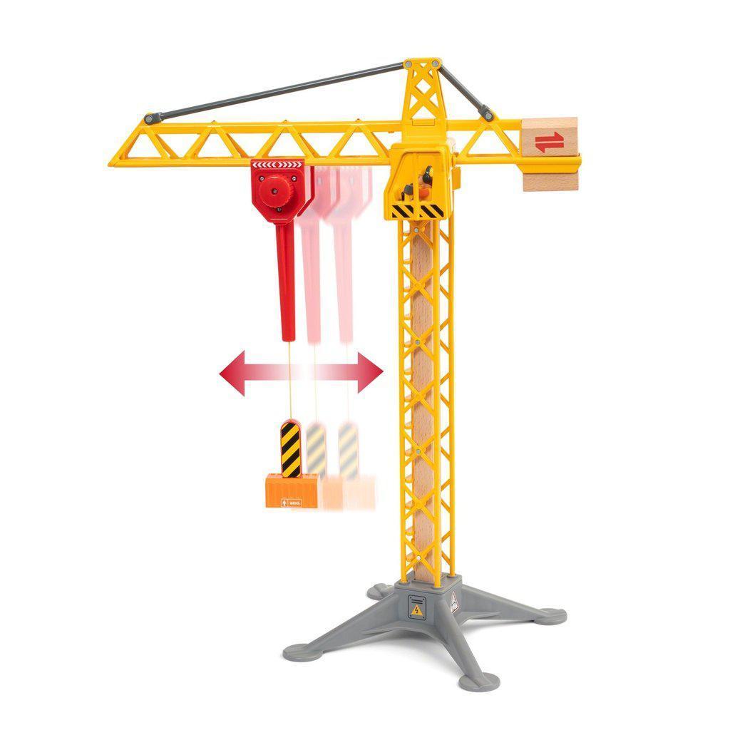 BRIO Light Up Construction Crane-Brio-The Red Balloon Toy Store