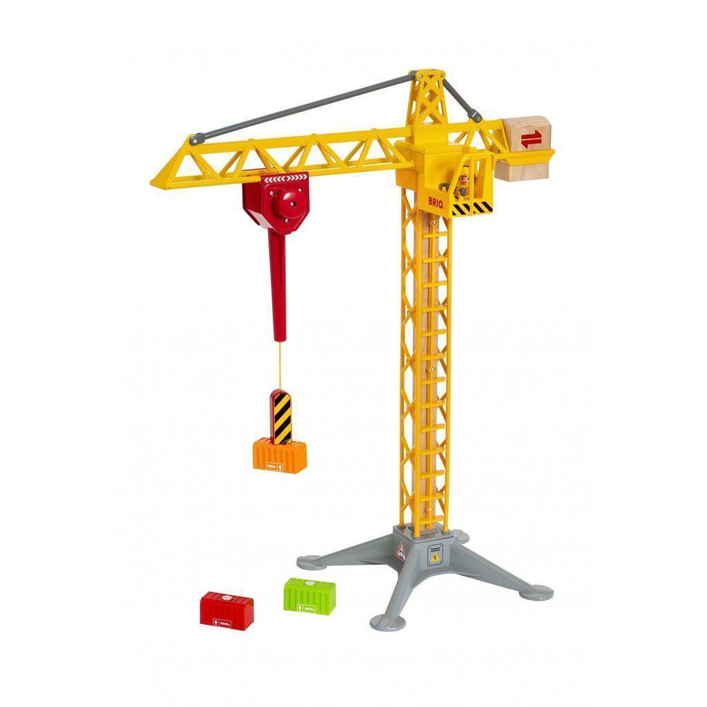 BRIO Light Up Construction Crane-Brio-The Red Balloon Toy Store