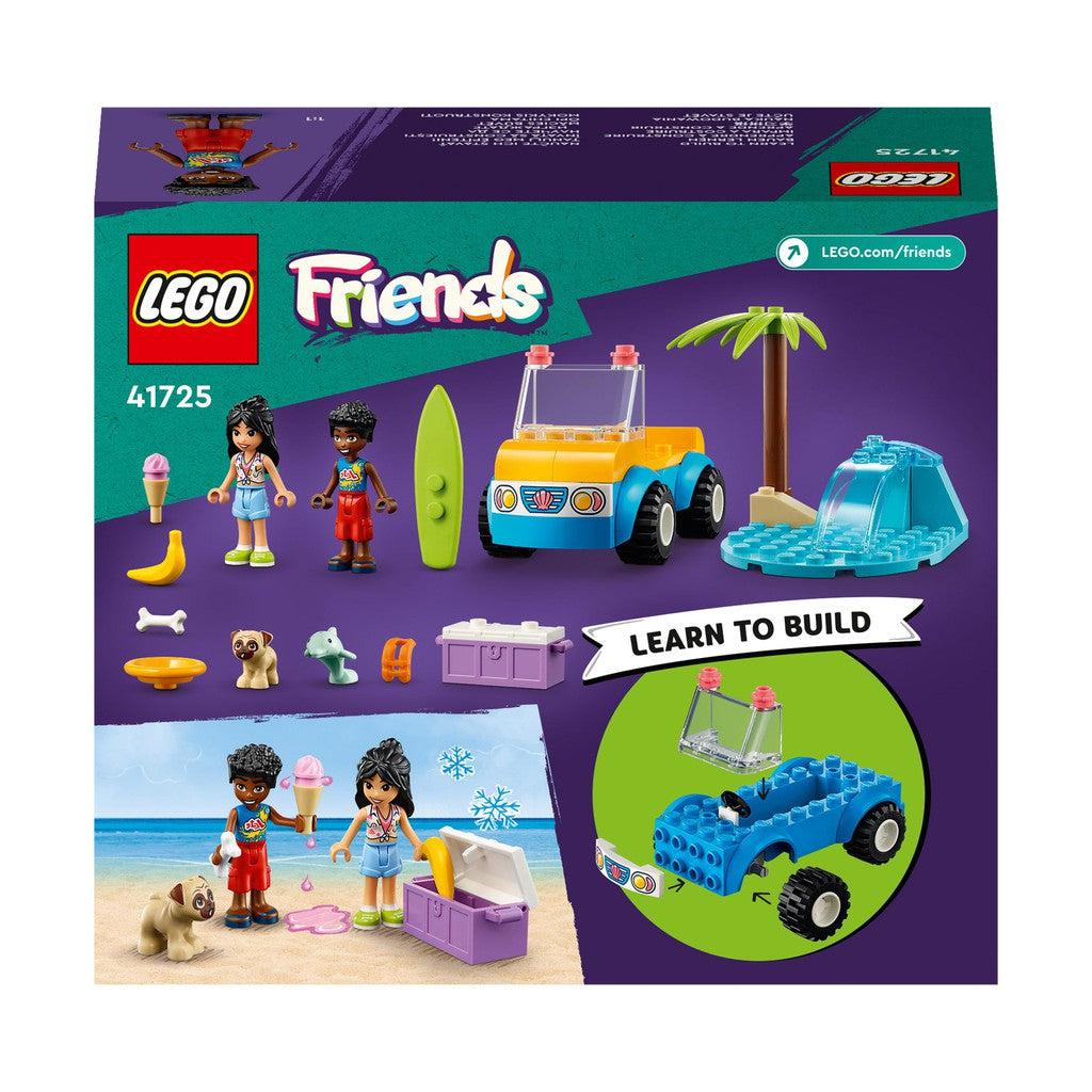 LEGO Friends Beach Buggy Fun 41725 - Juego de juguetes de construcción,  diversión creativa para niños a partir de 4 años, con 2 mini muñecas,  figuras