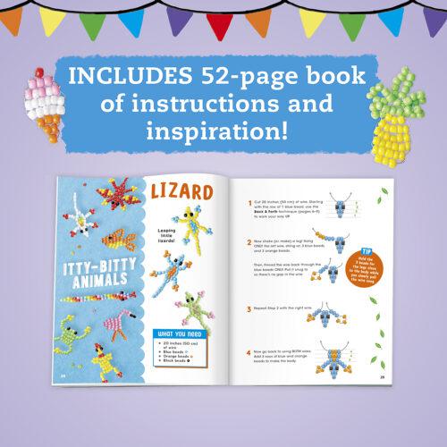 includes book with instructions and inspiration