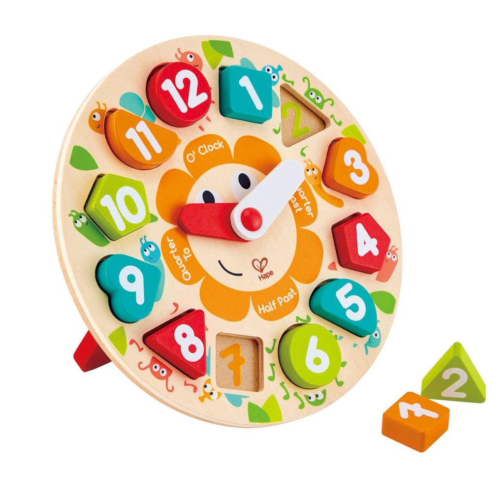 Chunky Clock Puzzle-Hape-The Red Balloon Toy Store