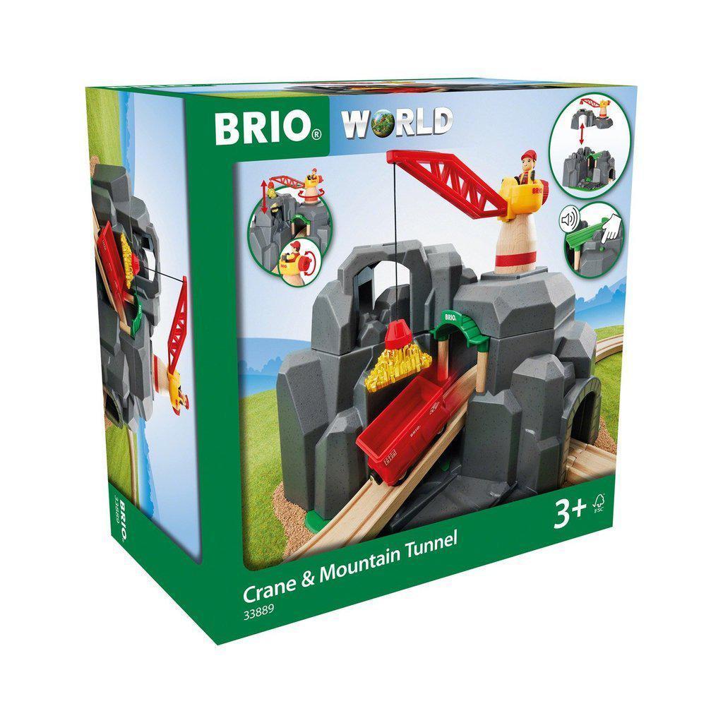 Crane & Mountain Tunnel-Brio-The Red Balloon Toy Store