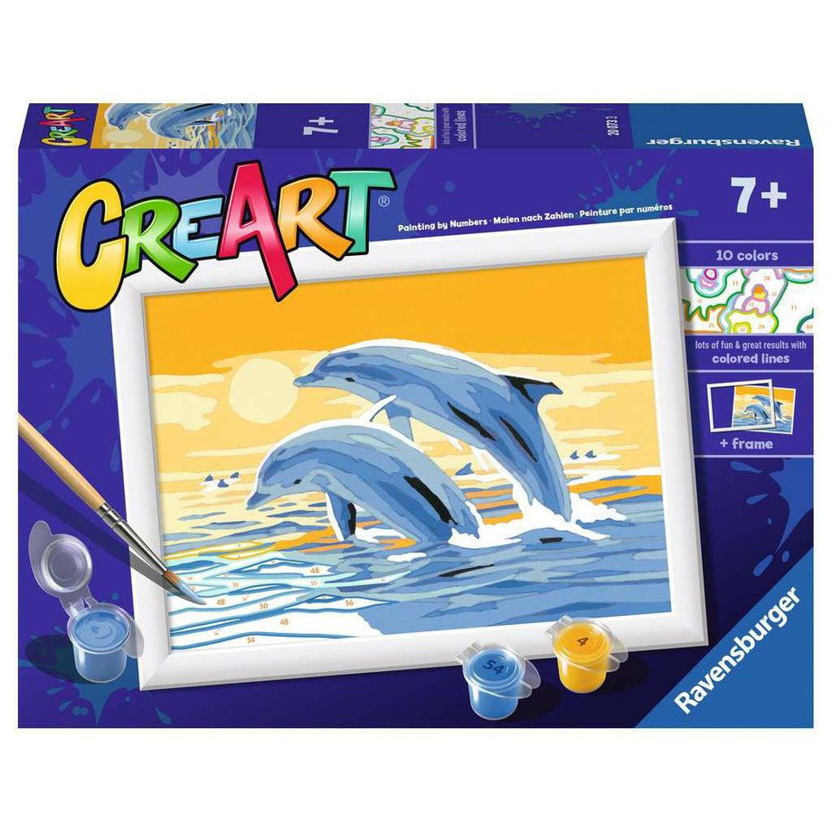 CreArt- Delightful Dolphins -Ravensburger – The Red Balloon Toy Store