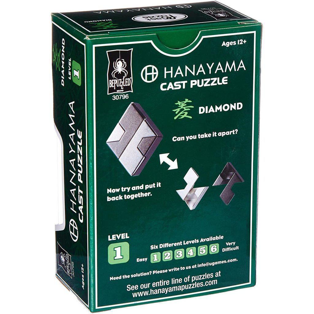 Diamond - Level 1 Hanayama Cast Puzzle-BePuzzled-The Red Balloon Toy Store