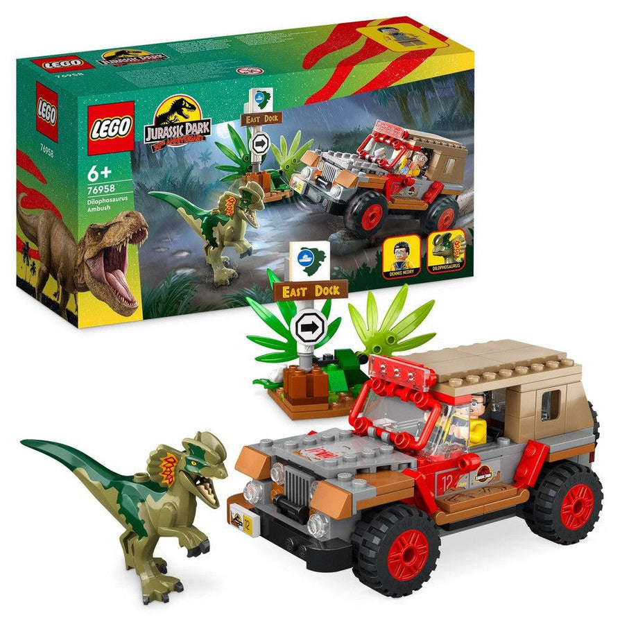 LEGO Jurassic Park Dilophosaurus Ambush 76958 The Red Balloon