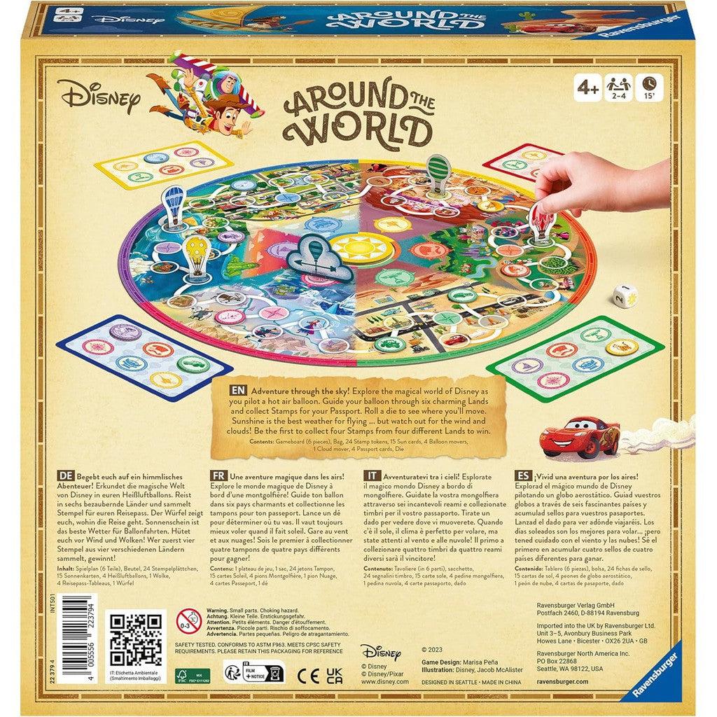 Back of Disney Around the World Game