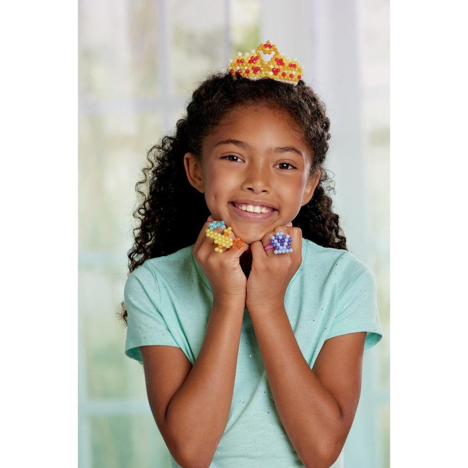Aquabeads Disney Princess Tiara Set, Kids Crafts, Beads, Arts and Crafts,  Complete Activity Kit for 4+ 