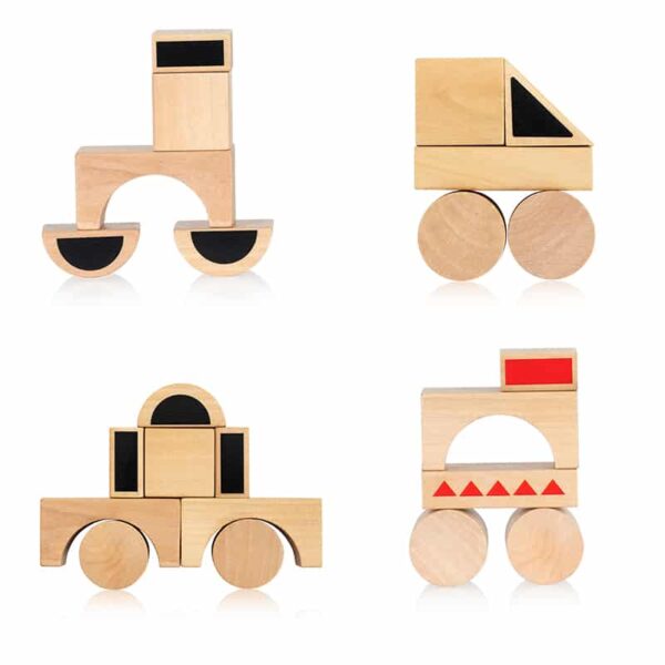 blocks turned into vehicles