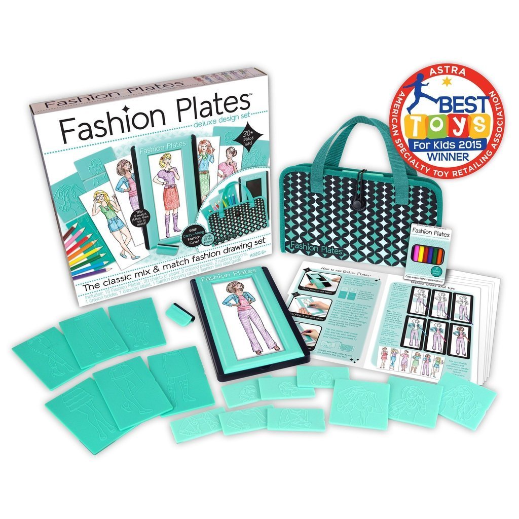 Fashion Plates® Deluxe Design Set-KAHOOTZ-The Red Balloon Toy Store