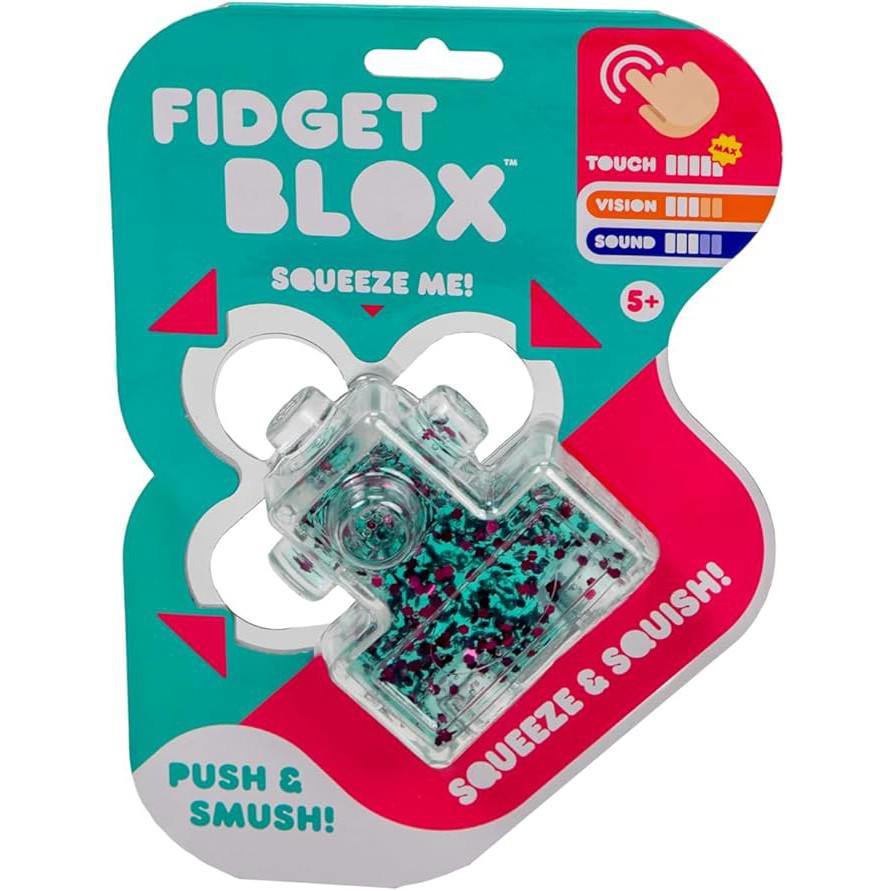 Touch fidget blox in packaging