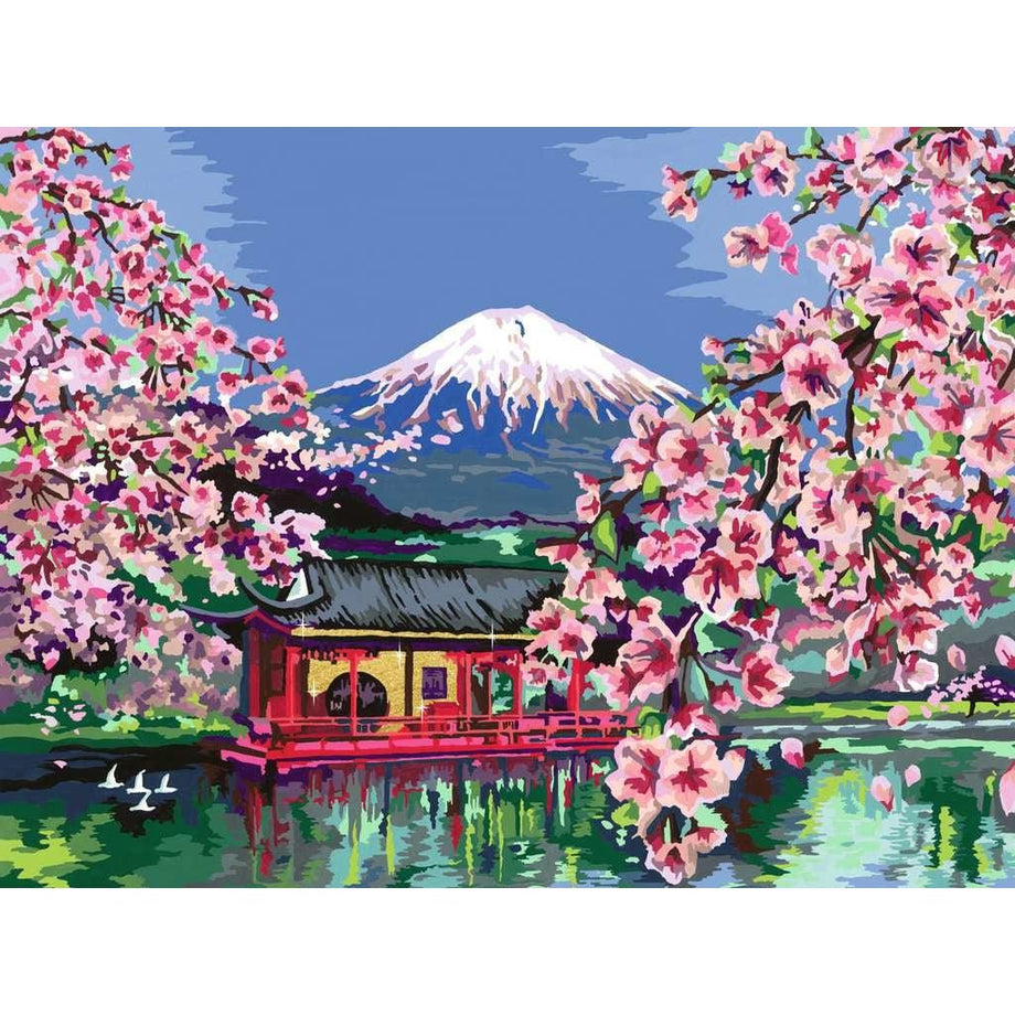 ⭐Painting CreArt Premium Series B Cherry Blooming in Japan - buy in the  online store Familand