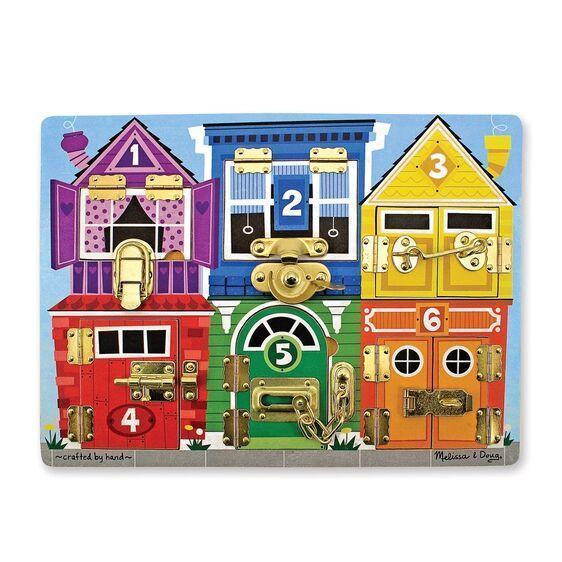 Latches Board-Melissa & Doug-The Red Balloon Toy Store