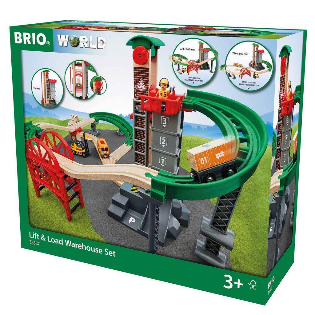 Lift & Load Warehouse Set-Brio-The Red Balloon Toy Store