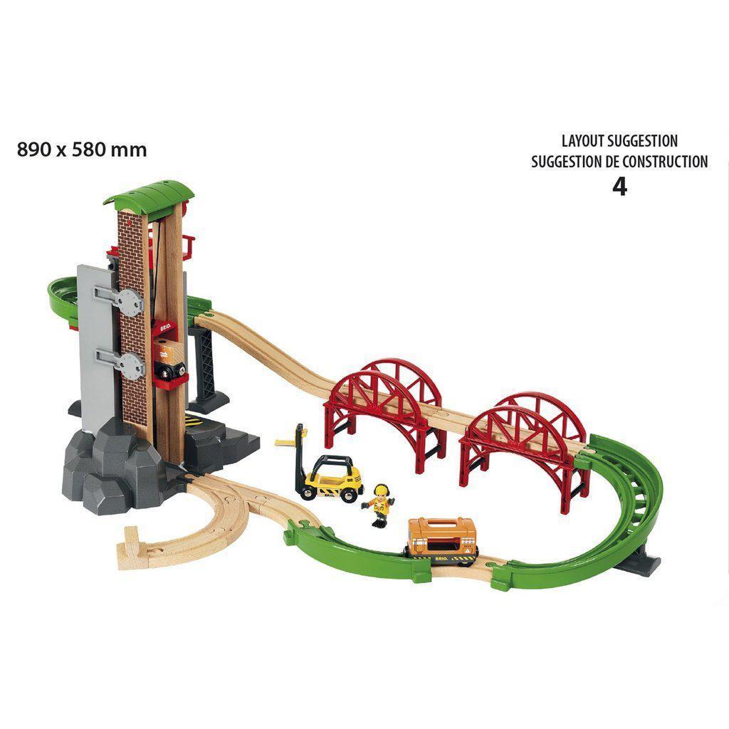 Lift & Load Warehouse Set-Brio-The Red Balloon Toy Store