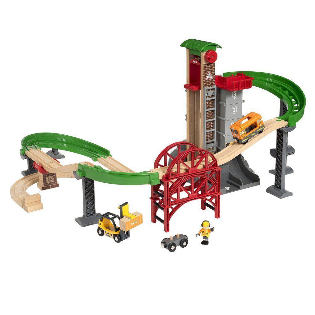 Lift & Load Warehouse Set-Brio-The Red Balloon Toy Store