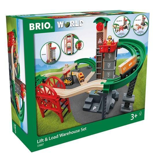 Lift & Load Warehouse Set-Brio-The Red Balloon Toy Store