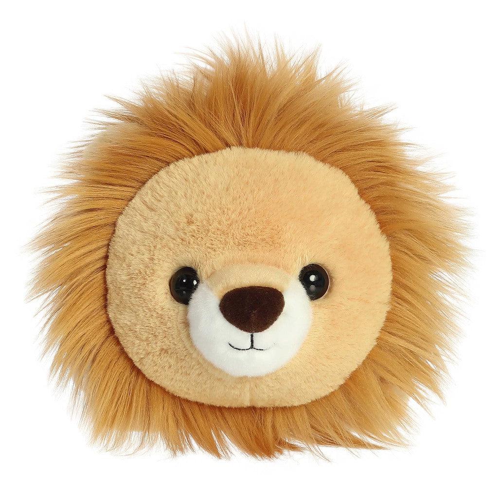 Front of Logan Lion plush