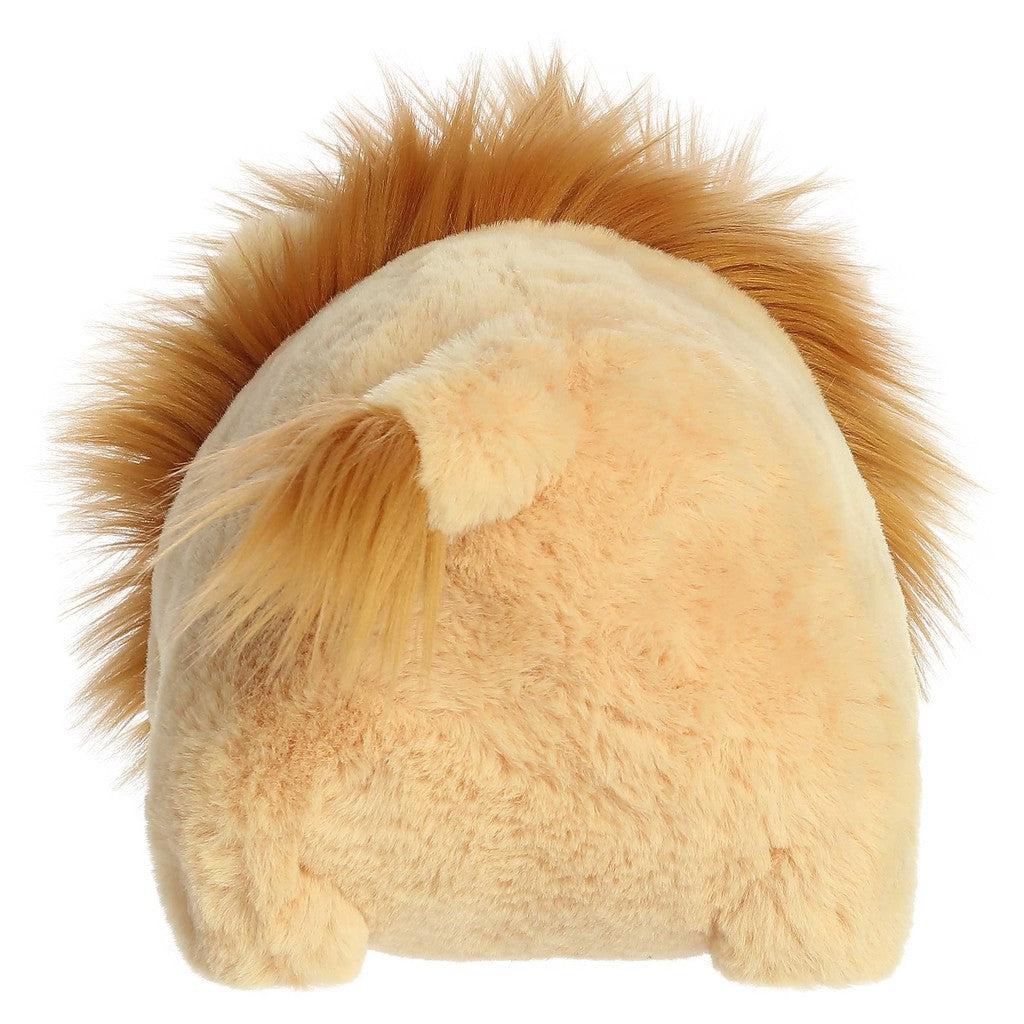 Back of Logan Lion plush