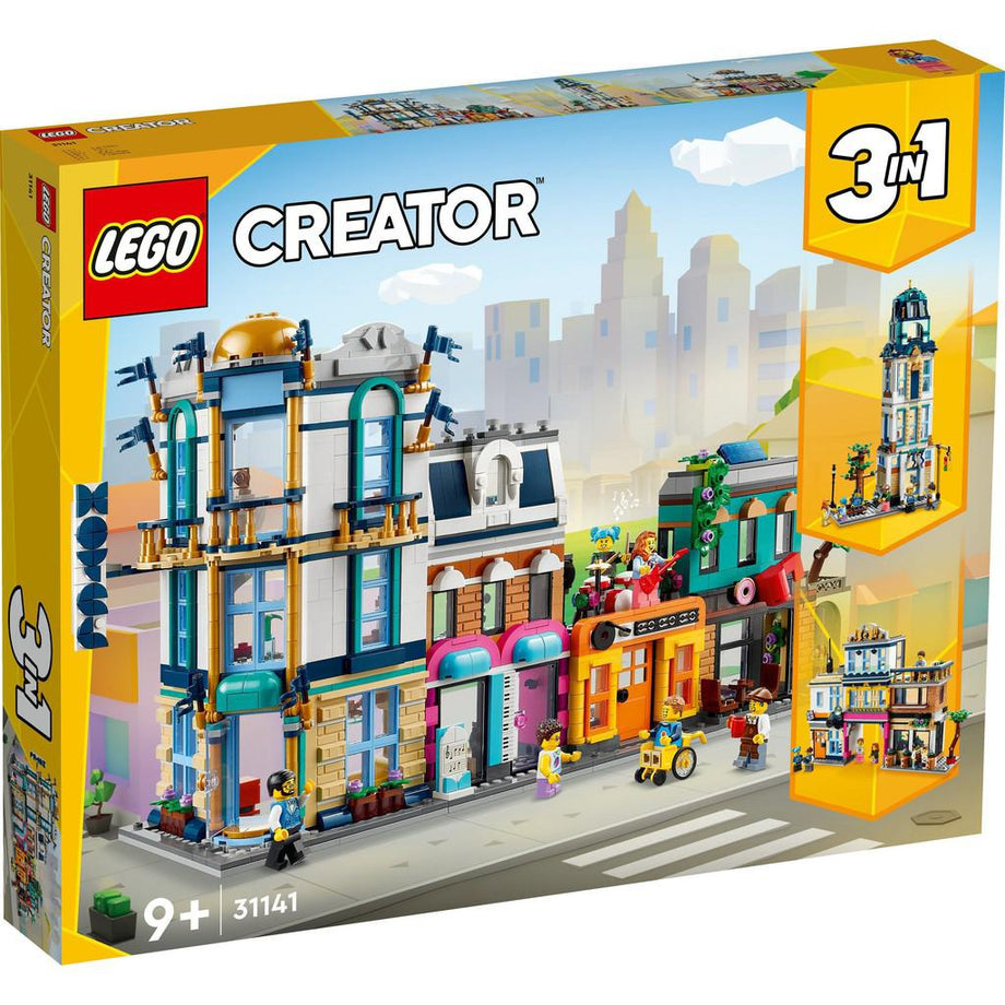 LEGO Creator 3in1 Main Street Building Toy Set 31141 The Red Balloon Toy Store