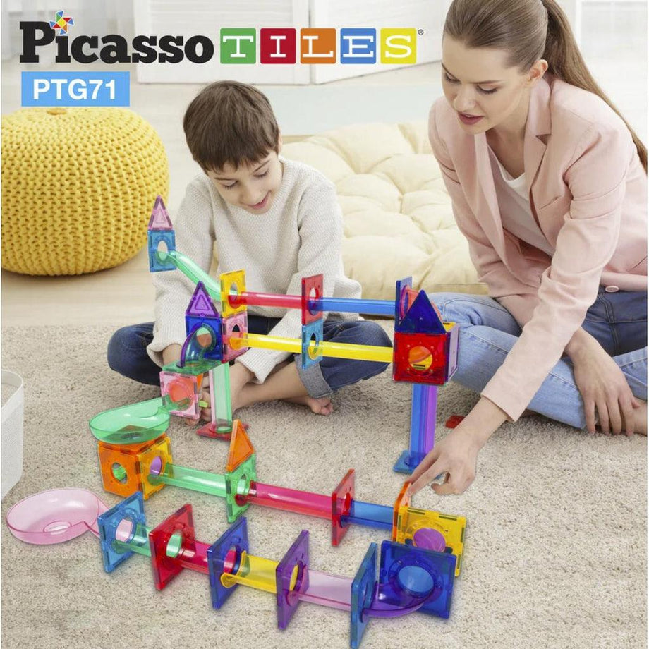 Marble Run Track 71pc - Picasso Tiles – The Red Balloon Toy Store