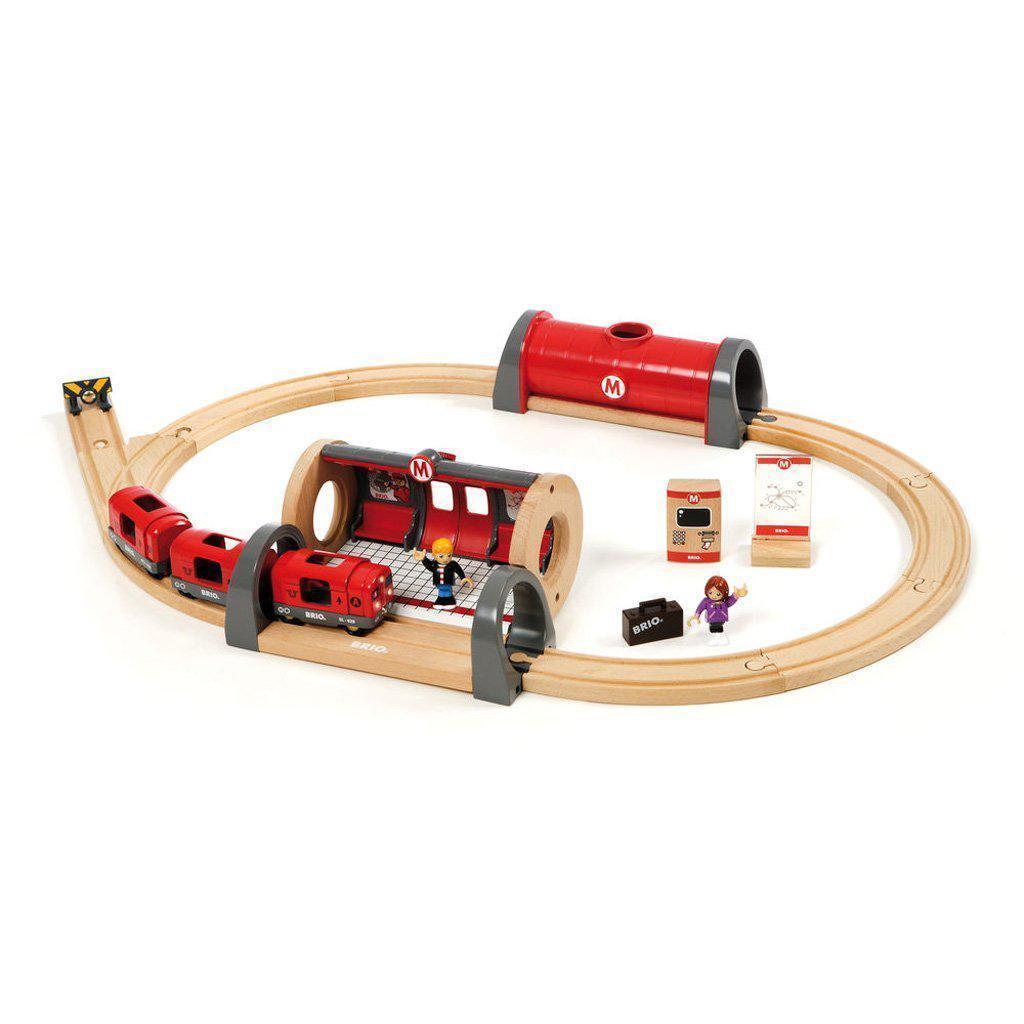 Metro Railway Set-Brio-The Red Balloon Toy Store