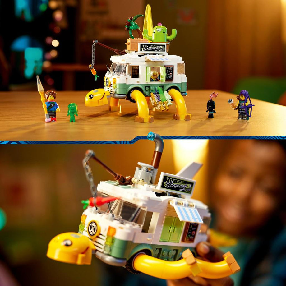 LEGO 71456 DREAMZzz The Tortoise Van by Mrs Castillo, Build a Camper Van  from the TV Series in 2 Ways Includes Mateo, Zoey and The Characters of