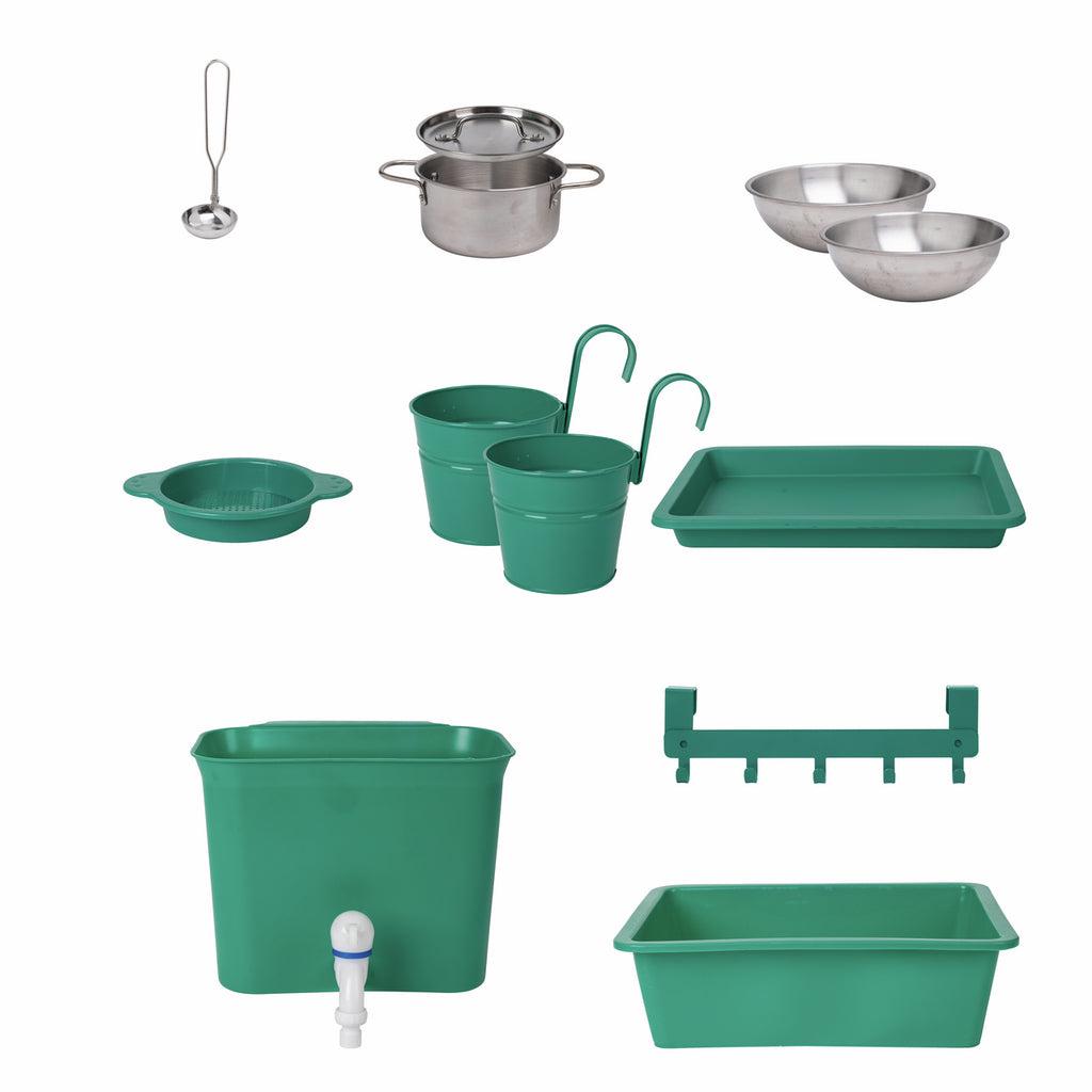 overview of accessories that come with outdoor cooking set