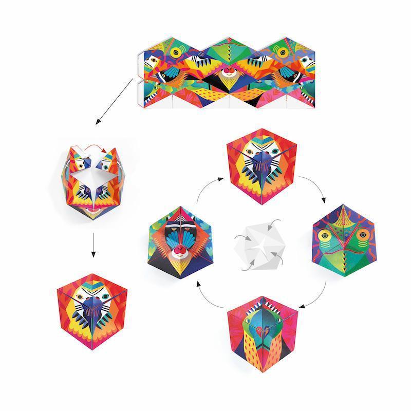 PG Origami Flexanimals-Djeco-The Red Balloon Toy Store