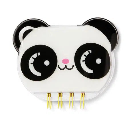 Small notebook shaped like a cartoon panda head