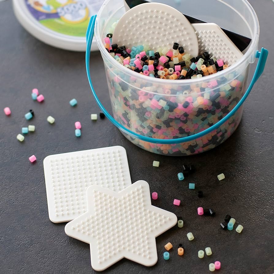 Beads next to pegboards