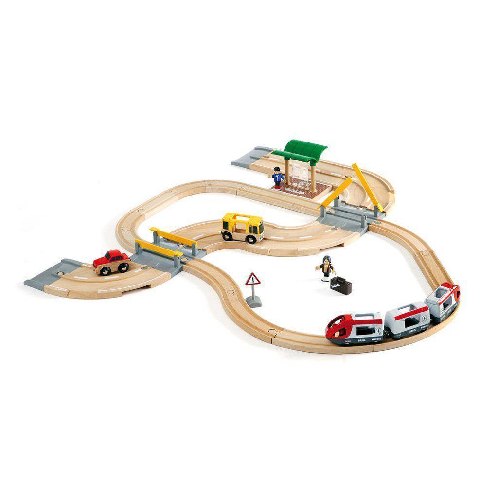 Rail & Road Travel Set-Brio-The Red Balloon Toy Store