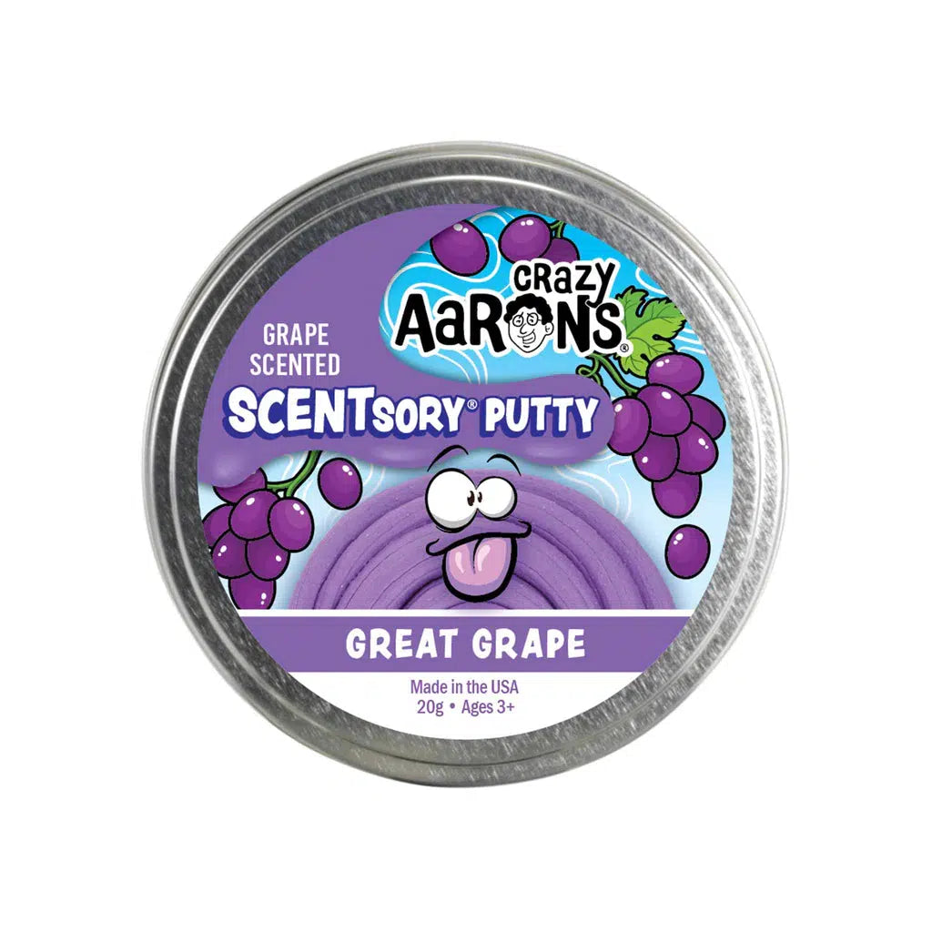 SCENTsory Thinking Putty - Great Grape-Crazy Aaron's-The Red Balloon Toy Store