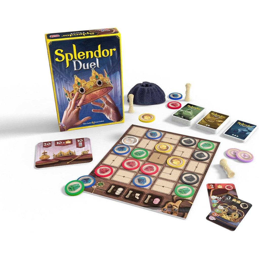 Example setup of splendor duel