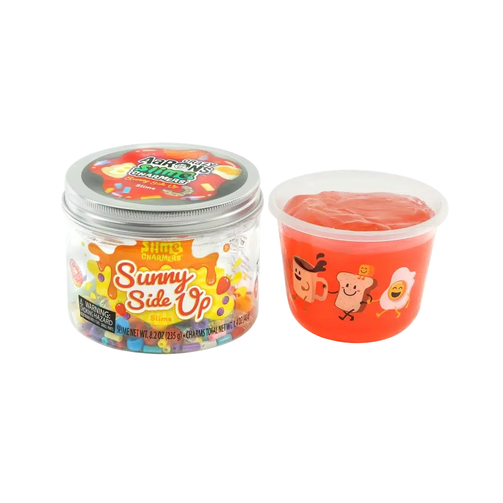 Tub of charms next to tub of slime