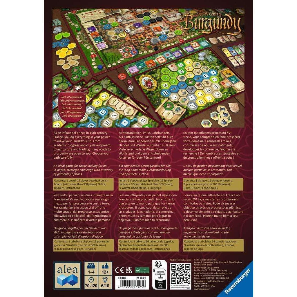 The Castles of Burgundy-Back of box