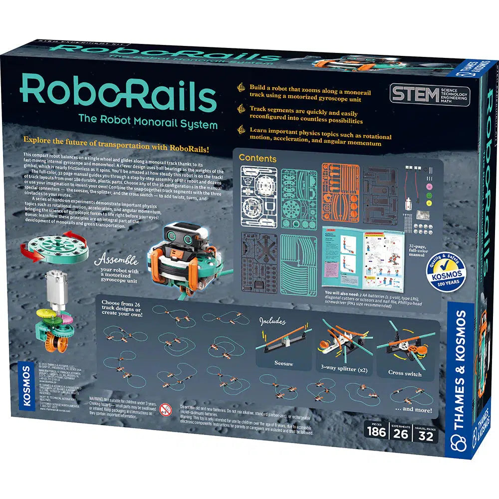 Back of RoboRails box