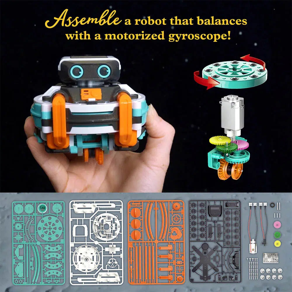 Pieces to assemble robot