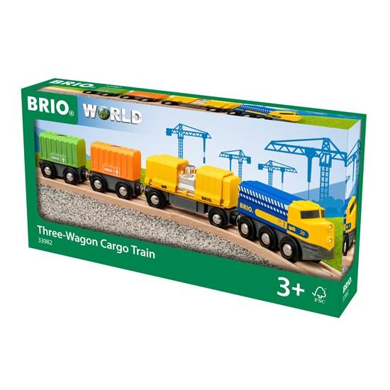 Three-Wagon Cargo Train-Brio-The Red Balloon Toy Store