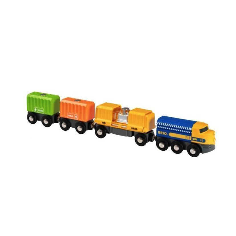 Three-Wagon Cargo Train-Brio-The Red Balloon Toy Store