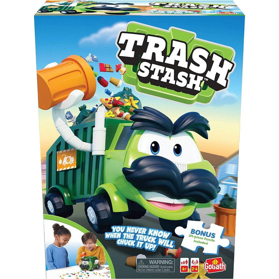 Trash Stash w/24 pc Puzzle - Goliath Games – The Red Balloon Toy Store