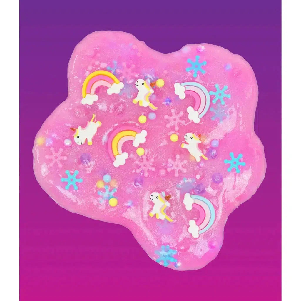 blob of slime filled with unicorn charms