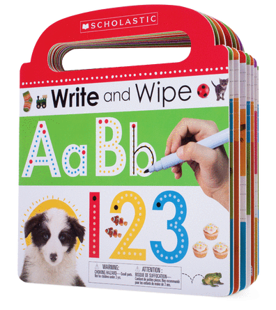 Write and Wipe - ABC and 123-Scholastic-The Red Balloon Toy Store