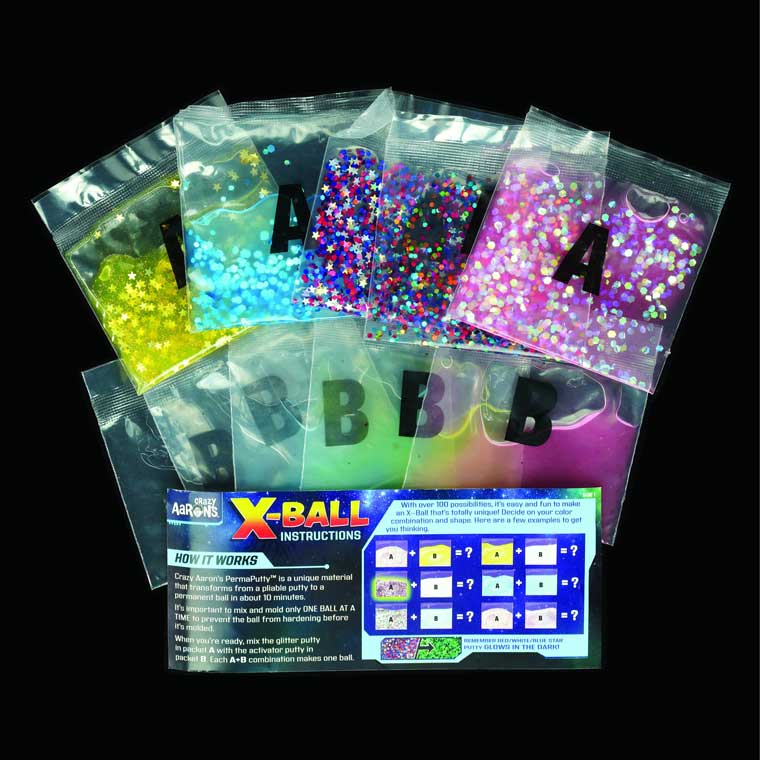 Various mixins for X-Ball putty