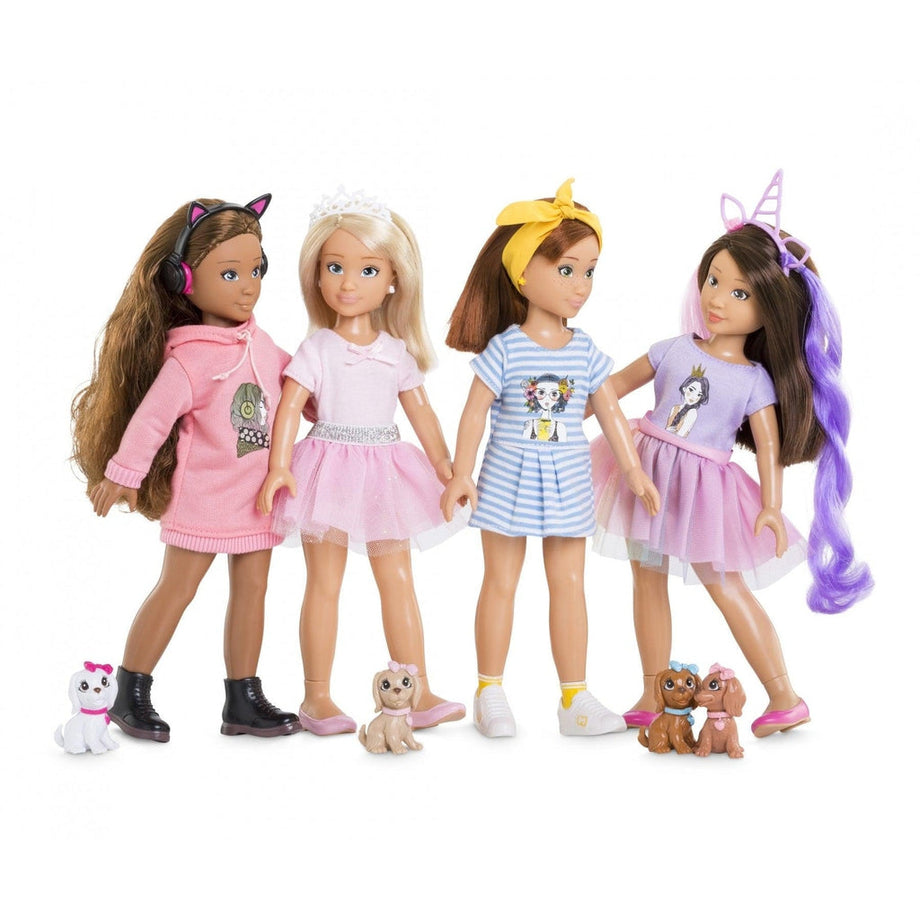  Corolle Girls Zoe Shopping Surprise Set Fashion Doll and  6-Piece Accessory Set, for Kids Ages 4 Years and up : Toys & Games