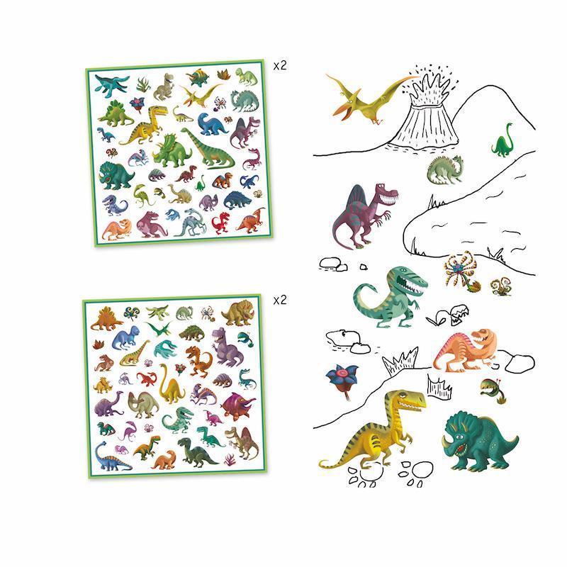 Printable Dinosaur Stickers for Kids