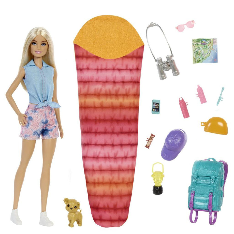 Barbie Accessories Travel Pack with 11 Storytelling Pieces for Barbie Dolls