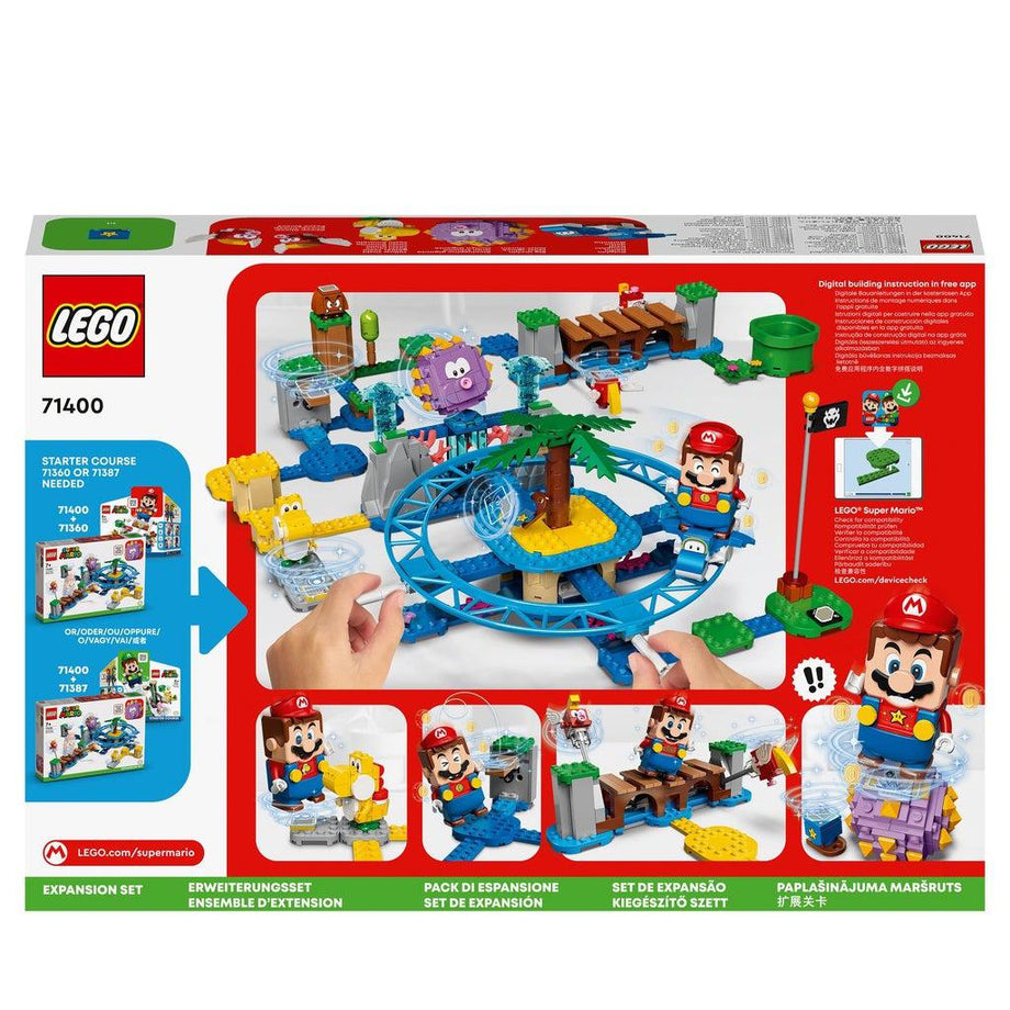 NEW Lego Super Mario Galaxy ROSALINA STARTER COURSE!! with captain