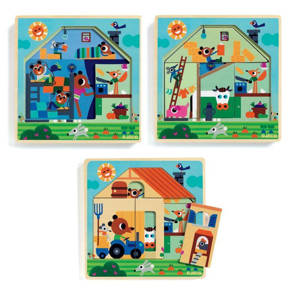 Chez Gaby - 3 Layer Puzzle